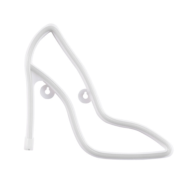 78577 Φωτιστικό Ταμπέλα Φωτεινή Επιγραφή NEON LED Σήμανσης WOMEN SHOES 5W με Καλώδιο Τροφοδοσίας USB - Μπαταρίας 3xAAA (Δεν Περιλαμβάνονται) - Ροζ - 3