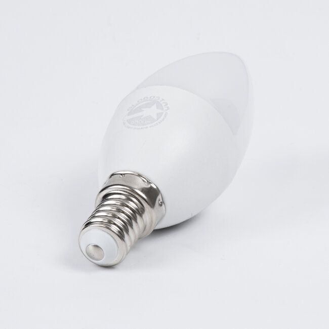 60000 Λάμπα LED E14 C37 Κεράκι 4W 400lm 260° AC 220-240V IP20 Φ3.7 x Υ10cm Ψυχρό Λευκό 6000K - 3 Years Warranty - 4