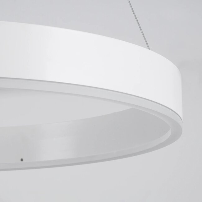 kelvo® VENOM KLV-101-0191 Κρεμαστό Φωτιστικό Οροφής LED 67W 6700lm 120° AC 220-240V IP20 Ρυθμιζόμενο Λευκό CCT με Χειριστήριο από 2700K έως 6000K Dimmable - Lumileds SMD Chip - Λευκό Ματ - Μ80 x Π80 x Υ6.5cm - 3 Χρόνια Εγγύηση - 6