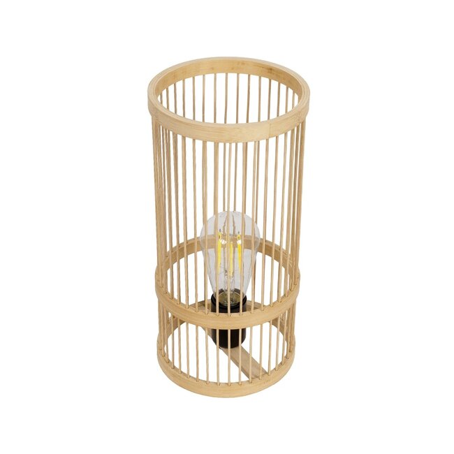 NOMAD 01999 Boho Επιτραπέζιο Φωτιστικό Πορτατίφ με Ντουί 1 x E27 AC 220-240V IP20 - Μπεζ - Μ16 x Π16 x Υ33cm - 5