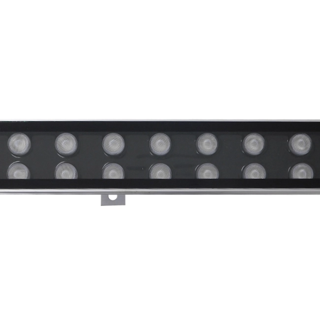 WASHER-MOZA 05113 Μπάρα Φωτισμού Wall Washer LED 48W 5760lm 10-30° DC 24V Αδιάβροχο IP66 Ροζ Dimmable - Γκρι Ανθρακί - Μ100 x Π6.5 x Υ6.6cm - 3 Χρόνια Εγγύηση - 5