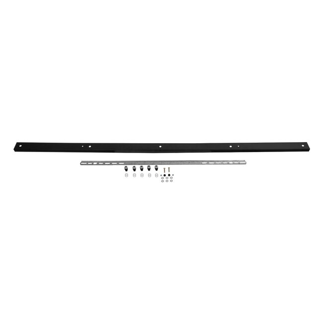 WALLBASE 77527 Γραμμική Μεταλλική Ροζέτα για Κρέμαση 5 Φωτιστικών - Μαύρο - Μ120 x Π5 x Υ2cm - 4