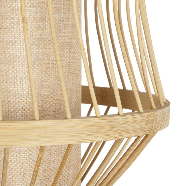 TULUM 01971 Boho Φωτιστικό Τοίχου - Απλίκα με Ντουί 1 x E27 AC 220-240V IP20 - Μπεζ - Μ24 x Π32 x Υ55cm - 5