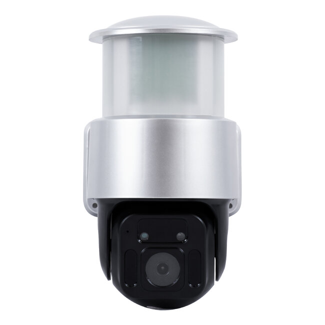86046 Αυτόνομος Ηλιακός Προβολέας LED SMD 24W 1200lm Camera 1080P 2MP 4G SIM CARD WiFi 150° Μπαταρία 3200mAh Φωτοβολταϊκό Πάνελ Αισθητήρα Ημέρας-Νύχτας & Ρύθμιση Χρόνου Διπλή Κατέυθυνση Ομιλίας Αδιάβροχος IP66 Ψυχρό Λευκό 6000K - Ασημί - 4