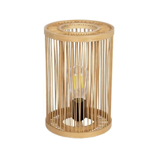 NOMAD 02000 Boho Επιτραπέζιο Φωτιστικό Πορτατίφ με Ντουί 1 x E27 AC 220-240V IP20 - Μπεζ - Μ20 x Π20 x Υ30cm