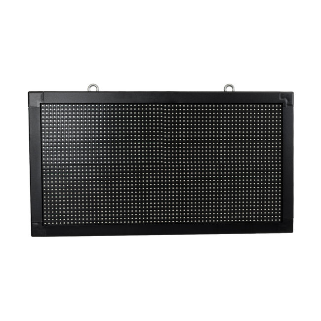 DISPLAY 90278 LED Scrolling Display 64x32cm - Κυλιόμενη Ψηφιακή Πινακίδα / Επιγραφή Διπλής Όψης P10 LED SMD AC 220-240V - Λειτουργία μέσω Wi-Fi με Εφαρμογή APP - Αισθήτηρας Θερμοκρασίας και Υγρασίας - Αδιάβροχο IP65 - Μ70 x Π11 x Υ38.5cm - Κόκκινο - 1 Χρόνο Εγγύηση
