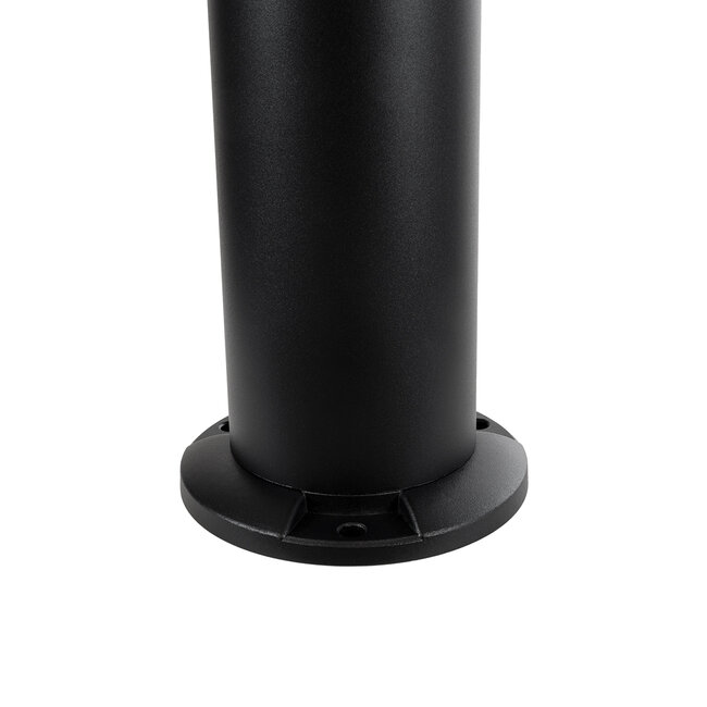 VEGGIE 90550 Φωτιστικό Κήπου - Κολωνάκι Αρχιτεκτονικού Φωτισμού Εξωτερικού Χώρου Μονόφωτο 1 x E27 AC 220-240V - Αδιάβροχο IP65 - Σώμα Αλουμινίου & ABS - Φ23 x Υ60cm - Μαύρο - 2 Χρόνια Εγγύηση - 8