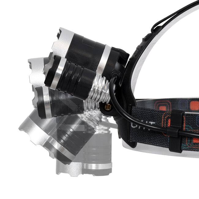 69926 Φορητός Φακός Κεφαλής Επαναφορτιζόμενος LED Luminus 1 x CREE XM-L2 T6 & 2 XPE LED CHIP x 30W 3000lm 60° Μοιρών με 2 x 18650 Μπαταρία 4400mAh USB 2.0 - 4 Modes - Αδιάβροχο IP54 Ψυχρό Λευκό 6000K Μ7.5 x Π7 x Υ6cm - 6 69926 Φορητός Φακός Κεφαλής Επαναφορτιζόμενος LED Luminus 1 x CREE XM-L2 T6 & 2 XPE LED CHIP x 30W 3000lm 60° Μοιρών με 2 x 18650 Μπαταρία 4400mAh USB 2.0 - 4 Modes - Αδιάβροχο IP54 Ψυχρό Λευκό 6000K Μ7.5 x Π7 x Υ6cm - 6