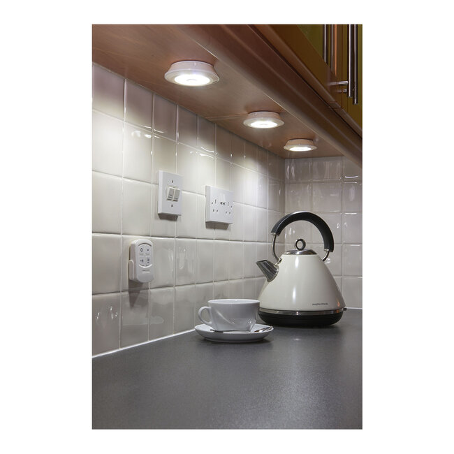 79044 Φωτιστικά Νυκτός Μπαταρίας LED COB 6W 600lm με Timer & Ασύρματο Χειριστήριο RF - ΣΕΤ 3 Τεμαχίων Ψυχρό Λευκό 6000K - 17 79044 Φωτιστικά Νυκτός Μπαταρίας LED COB 6W 600lm με Timer & Ασύρματο Χειριστήριο RF - ΣΕΤ 3 Τεμαχίων Ψυχρό Λευκό 6000K - 17
