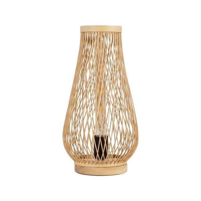 ARIDA 01982 Boho Επιτραπέζιο Φωτιστικό Πορτατίφ με Ντουί 1 x E27 AC 220-240V IP20 - Μπεζ - Μ20 x Π20 x Υ38.5cm - 3