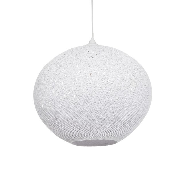 SOLEI 205-0007 Boho Κρεμαστό Φωτιστικό Οροφής με Ντουί 1 x E27 AC 220-240V IP20 - Λευκό - M40 x Π40 x Υ45cm - 2