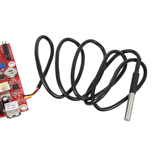 90389 Ασύρματος Controller WiFi TF-M6UW-6 με Είσοδο USB και Αισθητήρα Θερμοκρασίας με 6 Εξόδους HUB για Μονόχρωμη Κυλιόμενη Πινακίδα LED - 5