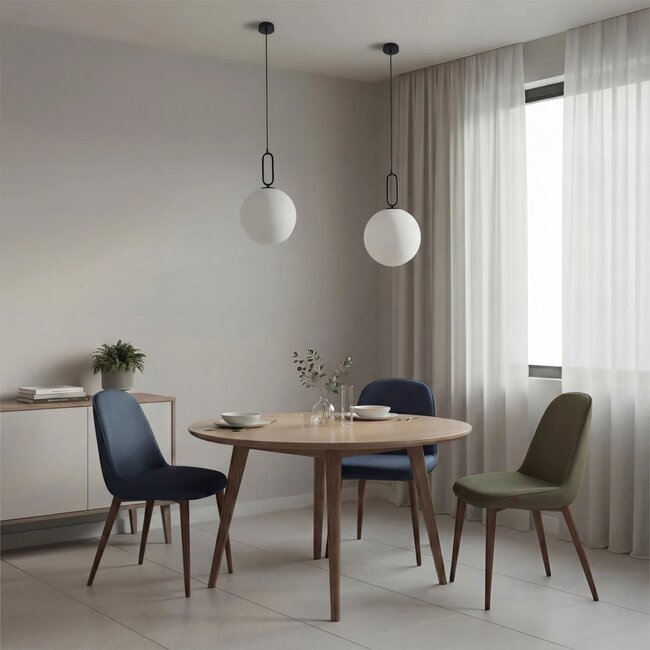 kelvo® BELLISSIMO KLV-101-0374 Κρεμαστό Φωτιστικό Οροφής για Λάμπα με Ντουί E27 AC 220-240V IP20 - Μαύρο Ματ & Λευκό - Μ30 x Π30 x Υ52cm kelvo® BELLISSIMO KLV-101-0374 Κρεμαστό Φωτιστικό Οροφής για Λάμπα με Ντουί E27 AC 220-240V IP20 - Μαύρο Ματ & Λευκό - Μ30 x Π30 x Υ52cm