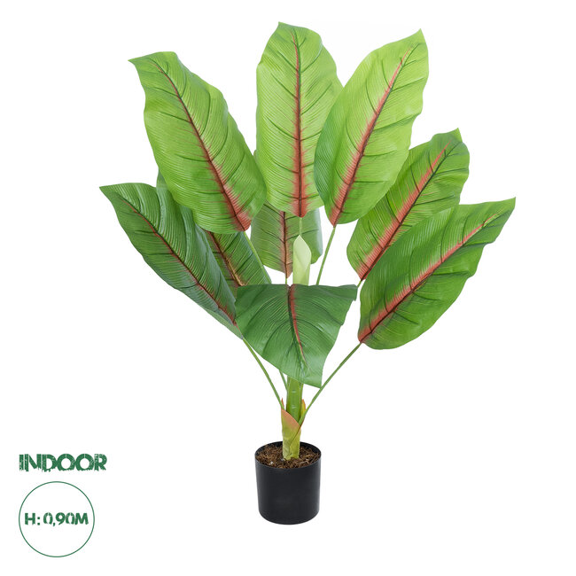 Artificial Garden BLOOD BANANA 20944 Διακοσμητικό Φυτό Αιματόφυλλη Μπανανιά Υ90cm