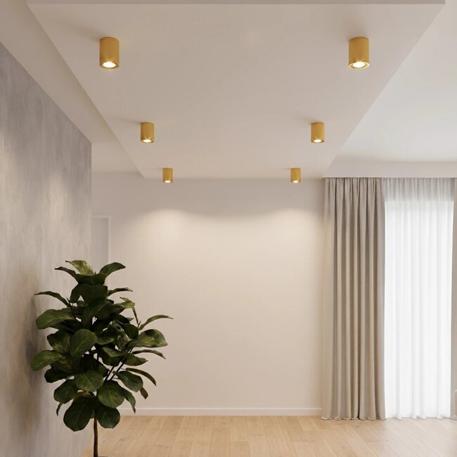 kelvo® AKIRA KLV-101-0027 Κινούμενο Φωτιστικό Downlight Σποτ για Λάμπα MR16 με Ντουί GU10 AC 220-240V IP20 - Χρυσό Βούρτσας - Μ8 x Π8 x Υ10cm kelvo® AKIRA KLV-101-0027 Κινούμενο Φωτιστικό Downlight Σποτ για Λάμπα MR16 με Ντουί GU10 AC 220-240V IP20 - Χρυσό Βούρτσας - Μ8 x Π8 x Υ10cm