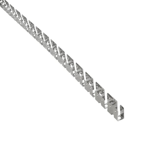 kelvo® NEONPRO KLV-101-0069 Εύκαμπτη Βάση Στήριξης για Neon Flex LED Αδιάβροχο IP65 - Νίκελ Χρώμιο - Μ1000 x Π0.7 x Υ1.2cm - Ρολό 10 Μέτρων - 9
