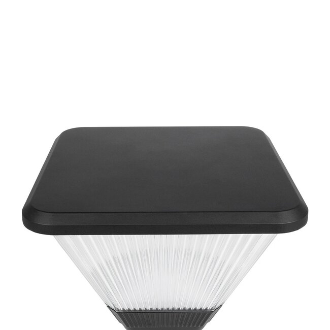TOPIS GLB-103-0021 Φωτιστικό Κεφαλής Post Top Πλατείας/Πάρκου/Κήπου LED 50W 4500lm 360° AC 220-240V Αδιάβροχο IP65 Θερμό Λευκό 2700K - Sanan SMD Chip - Μαύρο Ματ - Μ45 x Π45 x Υ40cm - 3 Χρόνια Εγγύηση - 8