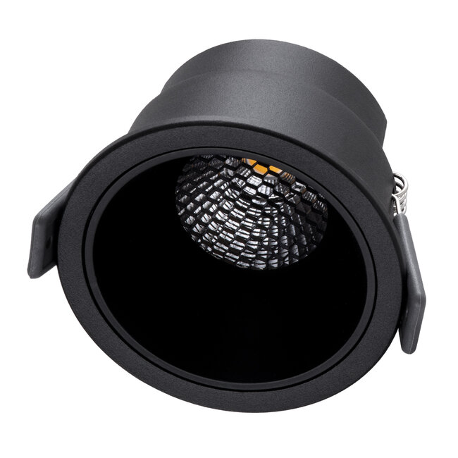 PLUTO-M 60257 Χωνευτό LED Spot Downlight TrimLess Φ8.4cm 10W 1250lm 38° AC 220-240V IP20 Φ8.4 x Υ5.9cm - Στρόγγυλο - Μαύρο & Anti-Glare HoneyComb - Θερμό Λευκό 2700K - Bridgelux COB - 5 Years Warranty PLUTO-M 60257 Χωνευτό LED Spot Downlight TrimLess Φ8.4cm 10W 1250lm 38° AC 220-240V IP20 Φ8.4 x Υ5.9cm - Στρόγγυλο - Μαύρο & Anti-Glare HoneyComb - Θερμό Λευκό 2700K - Bridgelux COB - 5 Years Warranty