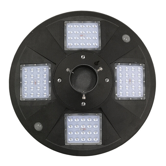 Αυτόνομο Αδιάβροχο IP65 Ηλιακό Φωτοβολταϊκό Φωτιστικό LED 25W με Ανιχνευτή Κίνησης, Αισθητήρα Νυχτός και Ασύρματο Χειριστήριο Ψυχρό Λευκό  12112