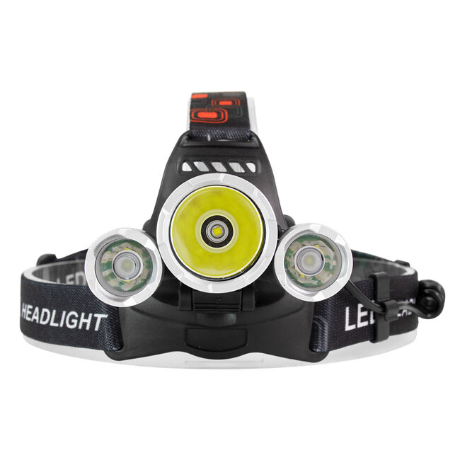 79057 Φακός Κεφαλής Επαναφορτιζόμενος LED CREE XML2-T6 Chip 30 Watt 3000 lm με 2 x 18650 Μπαταρίες 6000Mah Ψυχρό Λευκό 6000 K - 5 79057 Φακός Κεφαλής Επαναφορτιζόμενος LED CREE XML2-T6 Chip 30 Watt 3000 lm με 2 x 18650 Μπαταρίες 6000Mah Ψυχρό Λευκό 6000 K - 5