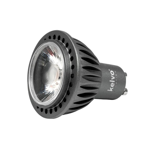 kelvo® KYRON 10° KLV-103-0007 Σποτ GU10 MR16 LED 7W 840lm CRI (Ra) ≥ 90 10° AC 220-240V IP20 Φυσικό Λευκό 4500K Dimmable - CREE CXA Chip - Γκρι Ανθρακί Ματ - Μ5 x Π5 x Υ6cm - 3 Χρόνια Εγγύηση