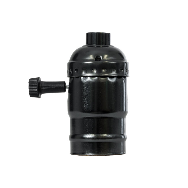 78967 Ντουί Vintage Industrial Retro E27 με Διακόπτη ON/OFF - Μαύρο - Μ5.5 x Π3.6 x Υ7cm - 4