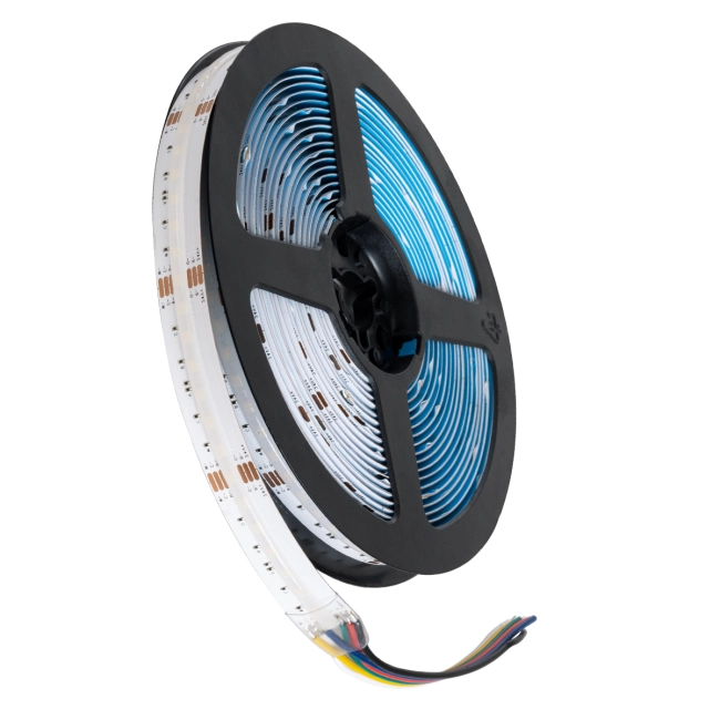 BEE 75589 Ταινία LED 18W/m 1980lm/m 120° DC 24V IP20 840 x COB Chip/m Πολύχρωμο RGBW+WW Dimmable - Sanan COB Chip - Μ500 x Π1.2 x Υ0.2cm - Ρολό 5 Μέτρων - 5 Χρόνια Εγγύηση - 2
