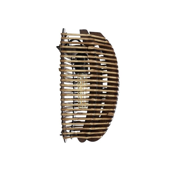 BOND 205-0050 Boho Φωτιστικό Τοίχου - Απλίκα με Ντουί 1 x E27 AC 220-240V IP20 - Μπεζ - M35 x Π18 x Υ32cm - 4