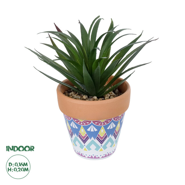 Artificial Garden SUCCULENT SANSEVIERIA POTTED PLANT 21047 Διακοσμητικό Φυτό Σανσεβιέρια Φ16x Υ20cm Artificial Garden SUCCULENT SANSEVIERIA POTTED PLANT 21047 Διακοσμητικό Φυτό Σανσεβιέρια Φ16x Υ20cm