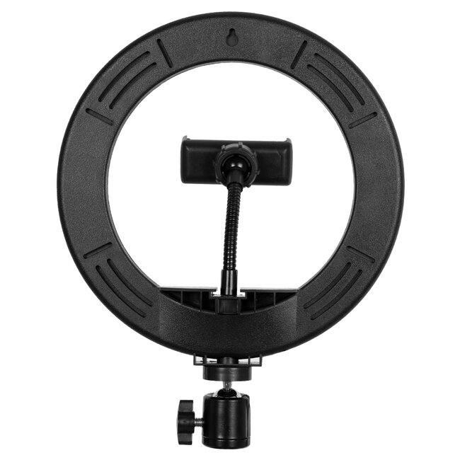 75800 Professional Digital Ring Light Φ20cm LED SMD 20W 2000lm 180° DC 5V με Καλώδιο Τροφοδοσίας USB - Ενσωματωμένο Χειριστήριο Εναλλαγής Χρωμάτων & 1 Βάση Τηλεφώνου - Πολύχρωμο RGBW+WW Dim - 5