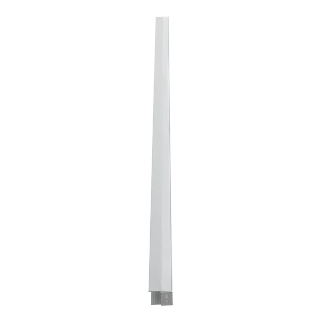 ALP-R-SHELF DODA 70814-1M Χωνευτό Προφίλ Αλουμινίου Ειδικό για Φωτισμό Ραφιού 18mm με Λευκό Γαλακτερό Πατητό Κάλυμμα για Ταινίες LED IP20 - Ασημί - Μ100 x Π1.5 x Υ2cm - 6