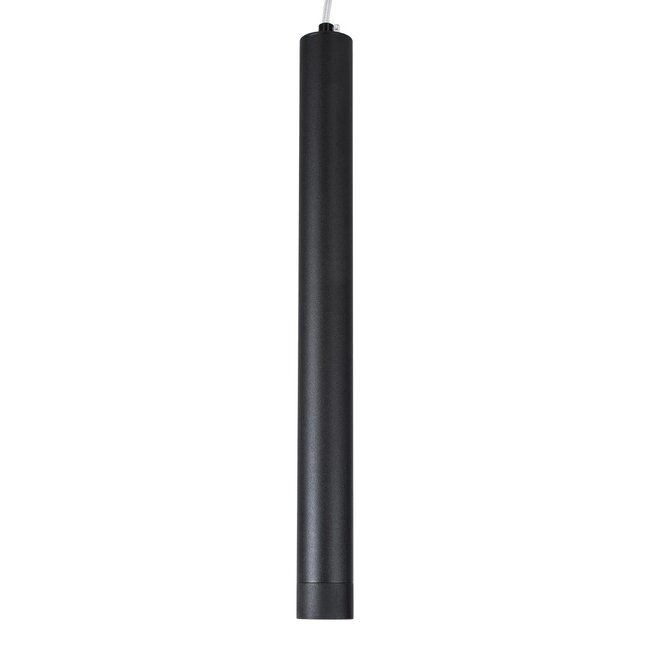 kelvo® CANAL KLV-101-0071 Κρεμαστό Φωτιστικό Οροφής LED 7W 700lm 36° AC 220-240V IP20 Θερμό Λευκό 2700K - Bridgelux COB Chip & TÜV SÜD Driver - Μαύρο Ματ - Μ4 x Π4 x Υ40cm - 5 Χρόνια Εγγύηση - 5