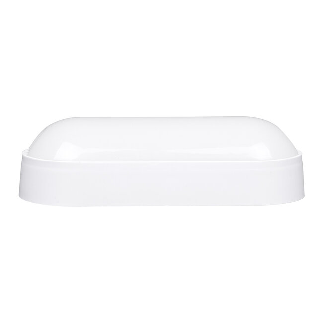 HOMIE 61001 LED Πλαφονιέρα Οροφής - Τοίχου Οβάλ 11W 939lm 150° AC 220-240V Αδιάβροχο IP65 Μ17 x Π7 x Υ4.5cm Φυσικό Λευκό 4500K - 3 Years Warranty - 4