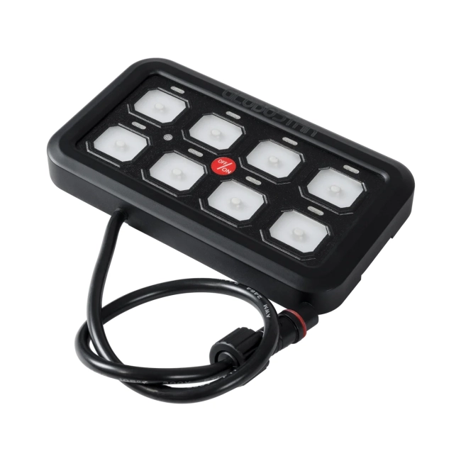 81503 Ψηφιακό Πάνελ Ελέγχου Φωτισμού DIY Bluetooth για Οχήματα με 8 Διακόπτες On/Off DC 12-24V Max 1200W 60A Αδιάβροχο IP65 Μ12 x Π7 x Υ1.5cm - 2 Χρόνια Εγγύηση - 4