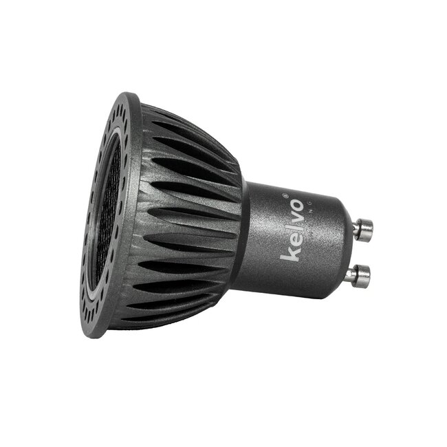 kelvo® KYRON DARK 60° KLV-103-0009 Σποτ GU10 MR16 με Honeycomb Anti-Glare Reflector LED 7W 770lm CRI (Ra) ≥ 90 60° AC 220-240V IP20 Θερμό Λευκό 2700K Dimmable - Bridgelux COB Chip - Γκρι Ανθρακί & Μαύρο Ματ - Μ5 x Π5 x Υ5.7cm - 3 Χρόνια Εγγύηση - 6