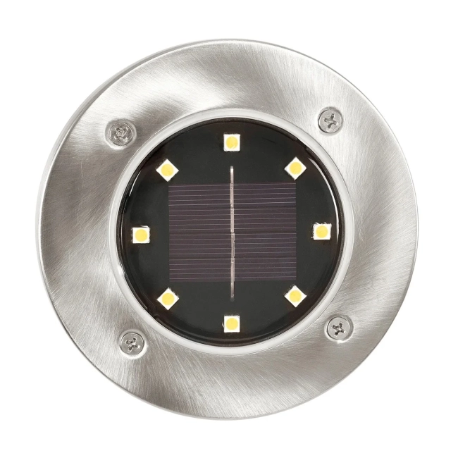  SEEDS 71503 Διακοσμητικό Φωτιστικό Κήπου LED 3W 120lm 60° DC 5V με Φωτοβολταϊκό Panel 5V 0.1W & Επαναφορτιζόμενη Μπαταρία Li-ion 3.2V 600mAh Αδιάβροχο IP65 Θερμό Λευκό 2700K - Πακέτο 4 Τεμαχίων - Μ12 x Π12 x Υ13cm - 2 Χρόνια Εγγύηση
