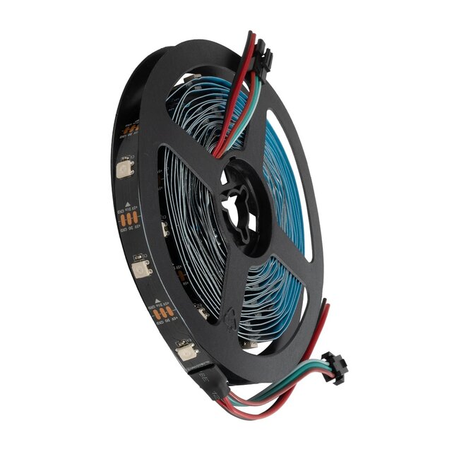 DIGISTRIP 90757 Σετ Ψηφιακής Pixel Addressable Ταινίας με IR Ασύρματο Χειριστήριο LED 36W/5m 2880lm/5m 120° DC 5V με USB 2.0 IP20 150 x SMD5050 Chip/5m 150 x Pixel/5m Πολύχρωμο RGB Dimmable SPI/TTL Protocol - Μ500 x Π1 x Υ0.2cm - Ρολό 5 Μέτρων - 5 Χρόνια Εγγύηση