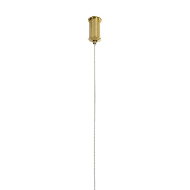 kelvo® GLOW KLV-101-0178 Κρεμαστό Φωτιστικό Οροφής LED 28W 2800lm 360° AC 220-240V IP20 Ρυθμιζόμενο Λευκό CCT με Χειριστήριο από 2700K έως 6000K Dimmable - Lumileds SMD Chip - Χρυσό Πλατίνα - Μ167 x Π7 x Υ24cm - 3 Χρόνια Εγγύηση - 12