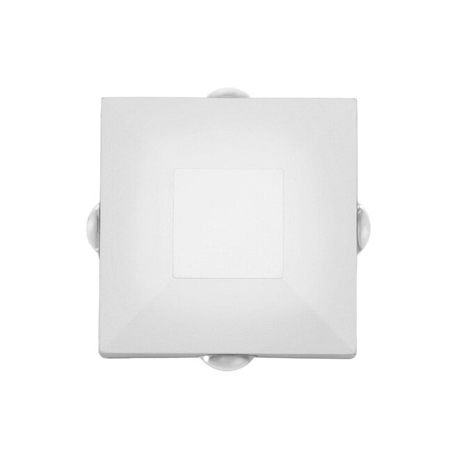 kelvo® ARKOS KLV-101-0112 Μοντέρνο Φωτιστικό Τοίχου - Απλίκα LED 8W 840lm 15° AC 220-240V Αδιάβροχο IP65 Θερμό Λευκό 2700K - Lumileds COB Chip & TÜV SÜD Driver - Λευκό Ματ - Μ14 x Π5.5 x Υ14cm - 5 Χρόνια Εγγύηση - 4
