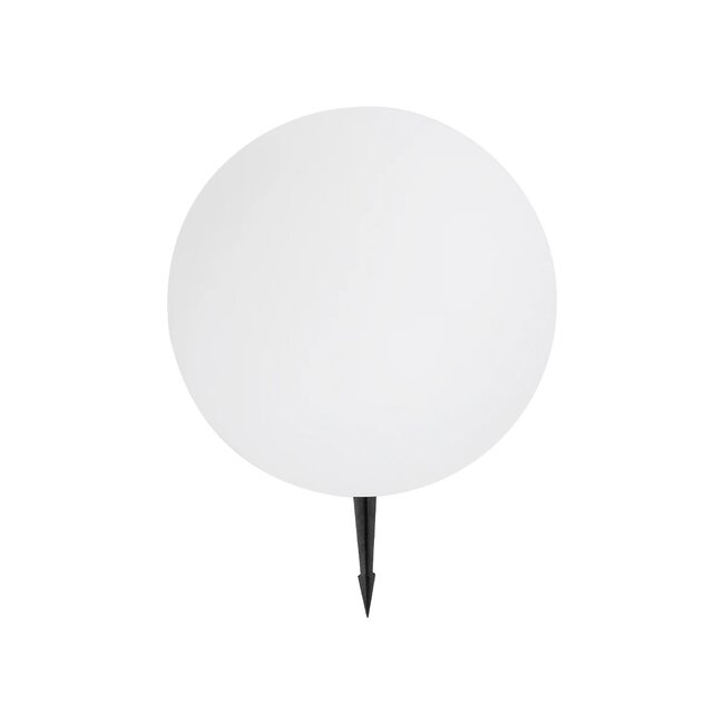 AQUAGLOW 71475 Μοντέρνο Φωτιστικό Κήπου Μπάλα με IR Ασύρματο Χειριστήριο LED 5W 400lm 360° DC 5V με USB-C με Ενσωματωμένο Φωτοβολταϊκό Panel 6V 1.5W & Επαναφορτιζόμενη Μπαταρία Li-ion 3.7V 3x18650 1800mAh Αδιάβροχο IP54 Πολύχρωμο RGBW Dimmable - Sanan SMD Chip - Γαλακτερό Λευκό - Μ35 x Π3