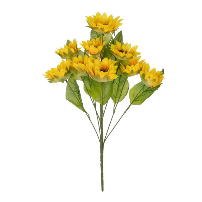 Artificial Garden YELLOW SUNFLOWER BRANCH 21383 Τεχνητό Διακοσμητικό Κλαδί Ηλιοτρόπιο Κίτρινο Y49cm - 2