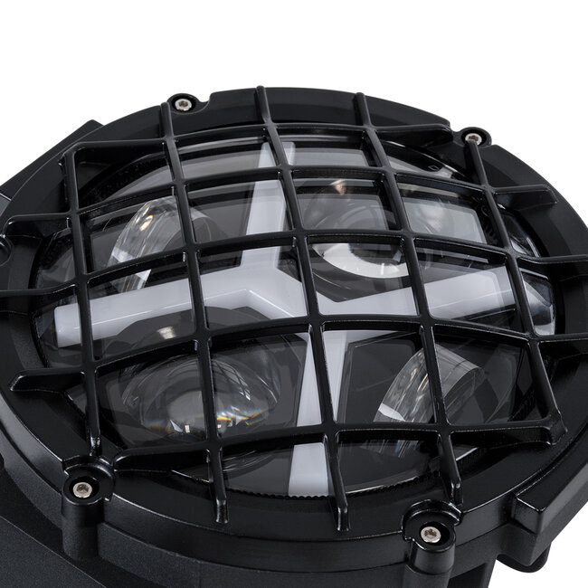 85438 Vehicle & JEEP Work Lights - Φώτα Εργασίας για Οχήματα και JEEP με X Light DRL & Φλας LED High Power 45W DC 9-36V Αδιάβροχo IP67 Πορτοκαλί & Ψυχρό Λευκό 6000K M17 x Π8 x Υ21cm - 6