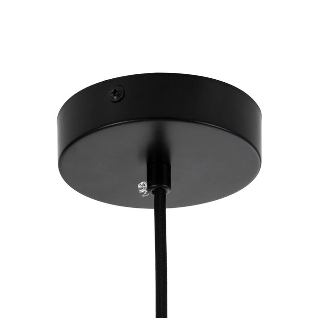 kelvo® ESTETICO KLV-101-0379 Κρεμαστό Φωτιστικό Οροφής για Λάμπα με Ντουί E27 AC 220-240V IP20 - Μαύρο Ματ & Λευκό - Μ20 x Π20 x Υ38cm - 8