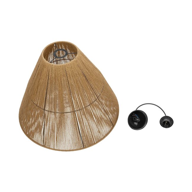 HUTT 205-0018 Boho Κρεμαστό Φωτιστικό Οροφής με Ντουί 1 x E27 AC 220-240V IP20 - Μπεζ - M50 x Π50 x Υ40cm - 11 HUTT 205-0018 Boho Κρεμαστό Φωτιστικό Οροφής με Ντουί 1 x E27 AC 220-240V IP20 - Μπεζ - M50 x Π50 x Υ40cm - 11
