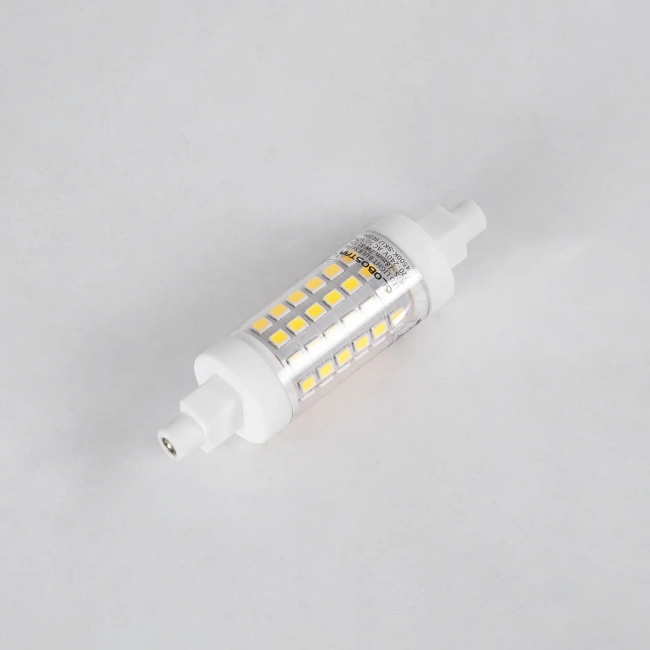 TUBINI 60393 Λάμπα R7S 78mm LED 7W 847lm 360° AC 220-240V IP20 Ψυχρό Λευκό 6000K - Lumileds SMD Chip - Μ2 x Π2 x Υ7.8cm - 3 Χρόνια Εγγύηση