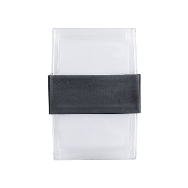 EMPIRE 60778  Φωτιστικό Τοίχου - Απλίκα Εσωτερικού/Εξωτερικού Χώρου LED 10W 1050lm 120° AC175-265V Αδιάβροχο IP65 - Πλαστικό Σώμα - Φυσικό λευκό 4500K - Μ10.5 x Π9 x Υ13cm - Μαύρο