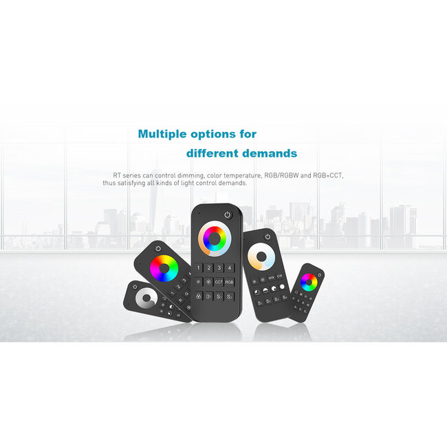 71548 RT4 SKYDANCE Ασύρματο Χειριστήριο Αφής RF 2.4Ghz 1 Group για όλα τα RGB/RGBW SKYDANCE Controller DC 3V 2 x AAA - IP20 Μαύρο Μ12.2 x Π5.3 x Υ1.7cm - 5 Years Warranty - 16