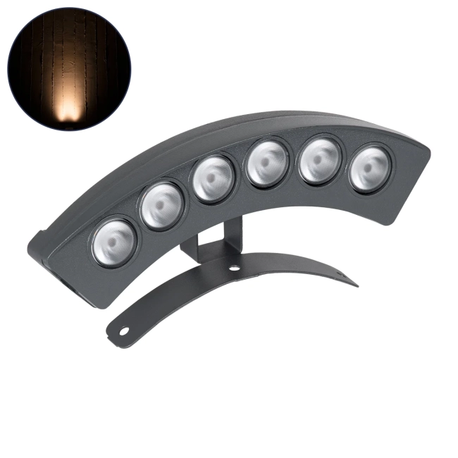 TREEPLANTE 90455 Κυρτή Μπάρα Φωτισμού Wall Washer για Φυτά - Δέντρα LED 6W 630lm 15° DC 24V Αδιάβροχο IP67 Ultra Θερμό Λευκό 2200K Dimmable - Bridgelux SMD Chip - Γκρι Ανθρακί - Μ17.5 x Π4.5 x Υ8cm - 3 Χρόνια Εγγύηση TREEPLANTE 90455 Κυρτή Μπάρα Φωτισμού Wall Washer για Φυτά - Δέντρα LED 6W 630lm 15° DC 24V Αδιάβροχο IP67 Ultra Θερμό Λευκό 2200K Dimmable - Bridgelux SMD Chip - Γκρι Ανθρακί - Μ17.5 x Π4.5 x Υ8cm - 3 Χρόνια Εγγύηση