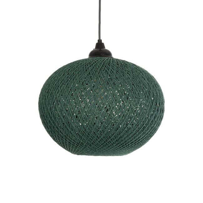 SOLEI 205-0014 Boho Κρεμαστό Φωτιστικό Οροφής με Ντουί 1 x E27 AC 220-240V IP20 - Πράσινο - M30 x Π30 x Υ35cm - 5