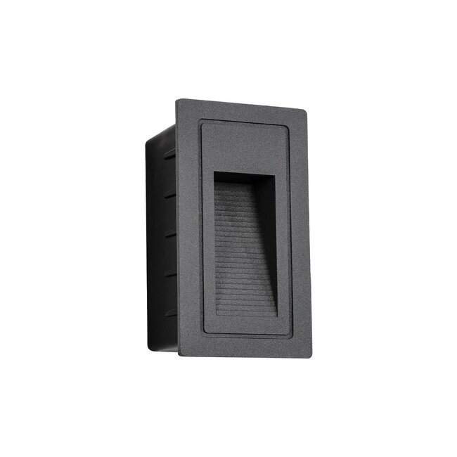 kelvo® STEPART KLV-101-0090 Μοντέρνο Χωνευτό Φωτιστικό Σκαλοπατιού - Διαδρόμου LED 3W 375lm 45° AC 220-240V Αδιάβροχο IP65 Θερμό Λευκό 2700K - Lumileds SMD Chip & TÜV SÜD Driver - Γκρι Ανθρακί Ματ - Μ6 x Π5.5 x Υ10cm / Q5 x 9.61cm - 5 Χρόνια Εγγύηση - 3 kelvo® STEPART KLV-101-0090 Μοντέρνο Χωνευτό Φωτιστικό Σκαλοπατιού - Διαδρόμου LED 3W 375lm 45° AC 220-240V Αδιάβροχο IP65 Θερμό Λευκό 2700K - Lumileds SMD Chip & TÜV SÜD Driver - Γκρι Ανθρακί Ματ - Μ6 x Π5.5 x Υ10cm / Q5 x 9.61cm - 5 Χρόνια Εγγύηση - 3